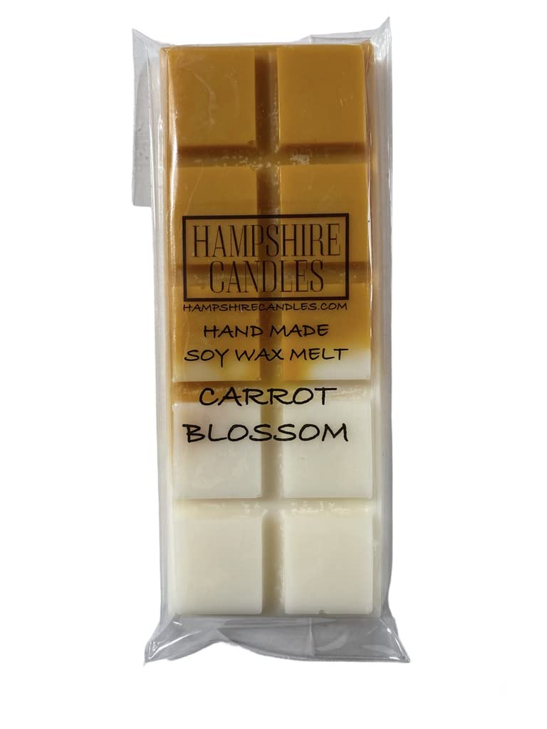 White Patchouli Wax Melts | Highly Scented | Eco Soy Wax, Vegan and Cruelty Free | Handmade Snap Bar