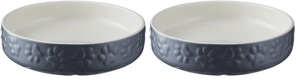Mason Cash Colour Mix Cream Cat Saucer 13cm |200ml Durable Stoneware Pet Bowl for Food & Water | Dishwasher, Freezer & Microwave Safe