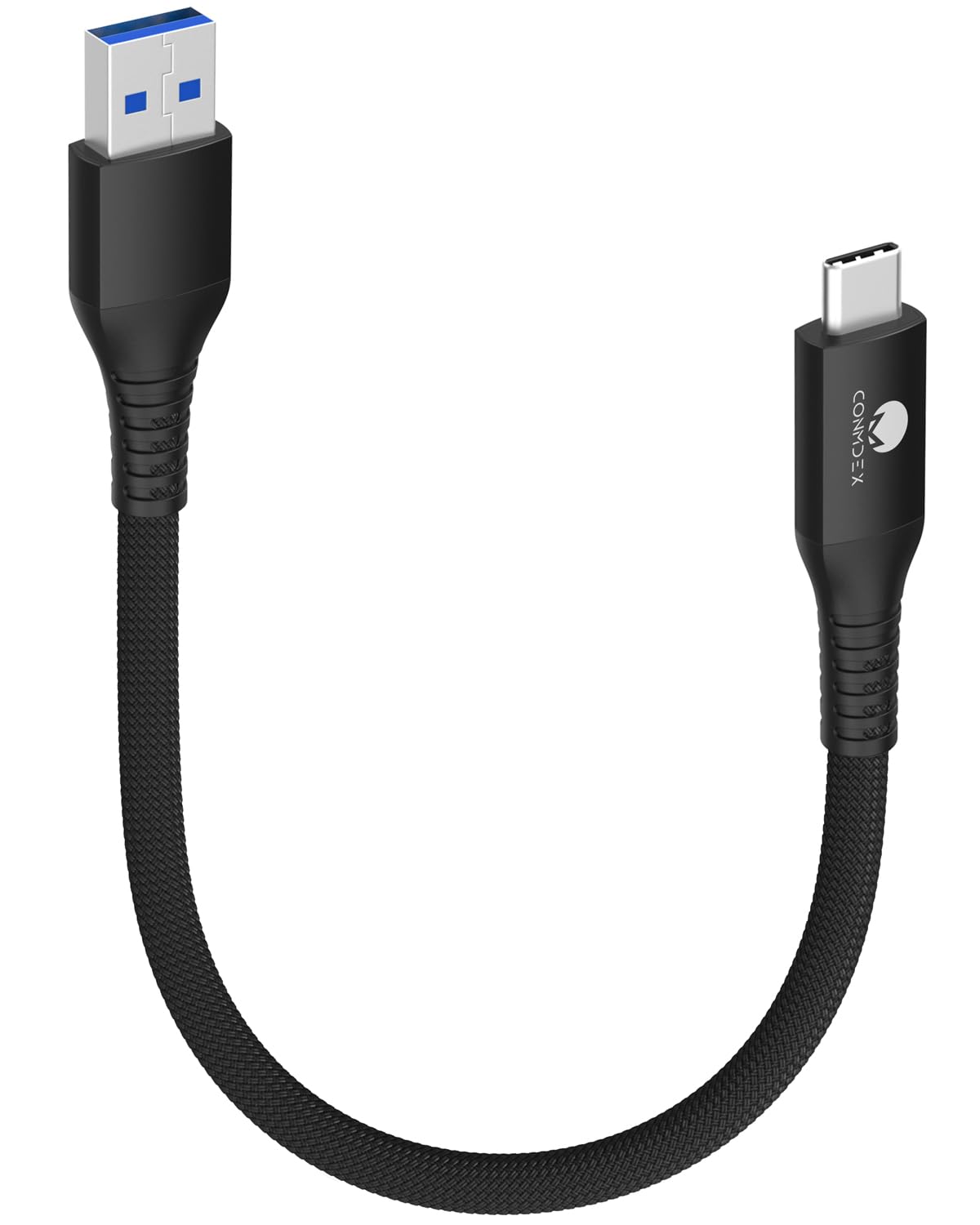 CONMDEX USB C Cable Short 50cm/0.5M 2Pack10Gbps Data USB3.1 Gen2 Type C Android Auto Cable QC3.0 3.1A USB A to C Fast Charger for Samsung Note20 Galaxy S24/S23/S22/S21 Z Flip 5 Tab S9 Pixel 9 Pro-Red