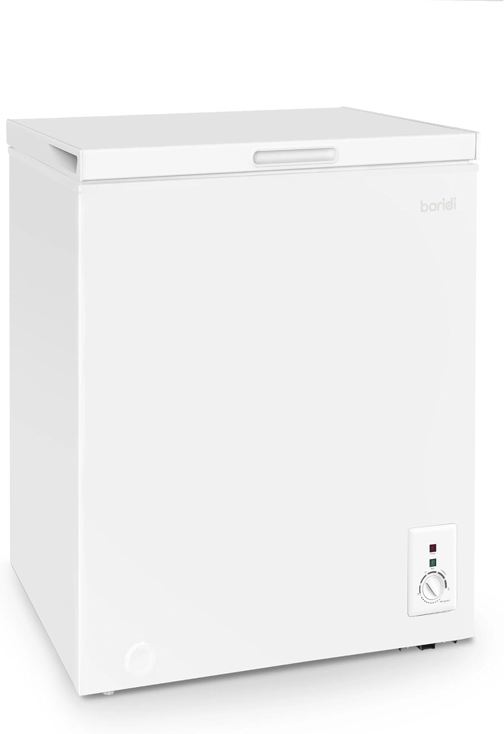 Baridi 299L Freestanding Chest Freezer with Adjustable Thermostat, Black - DH261