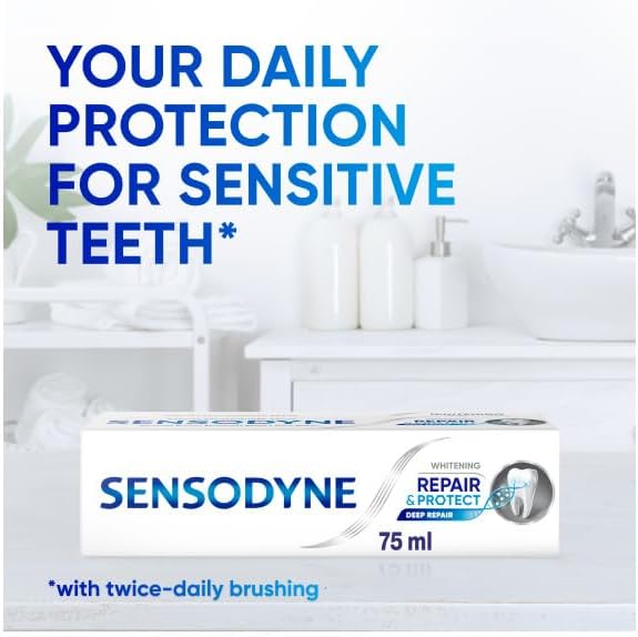 Sensodyne Repair and Protect Whitening Toothpaste for Sensitive Teeth 75 ml