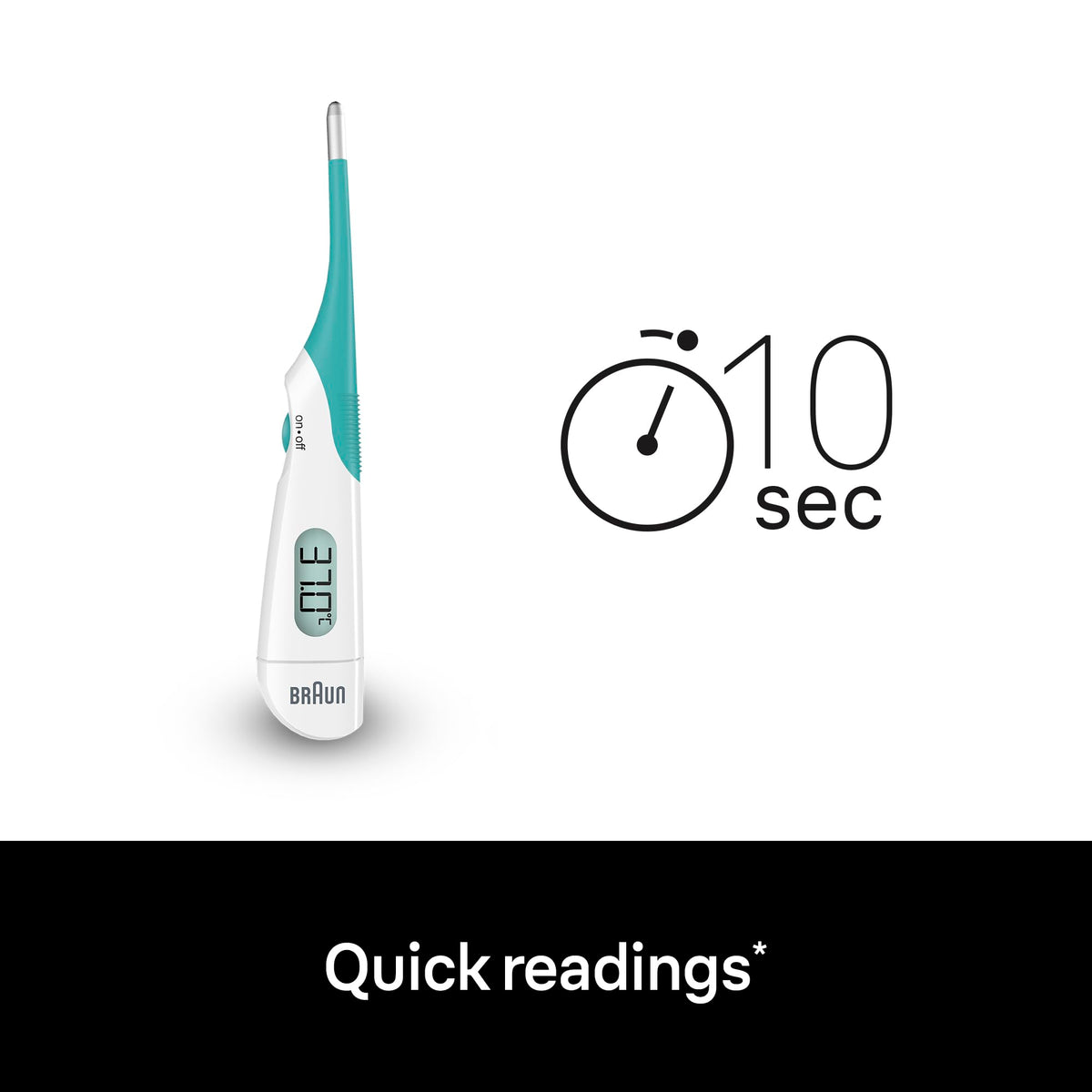 Braun Age Precision Digital thermometer | Digital Stick Multi-Site Usage