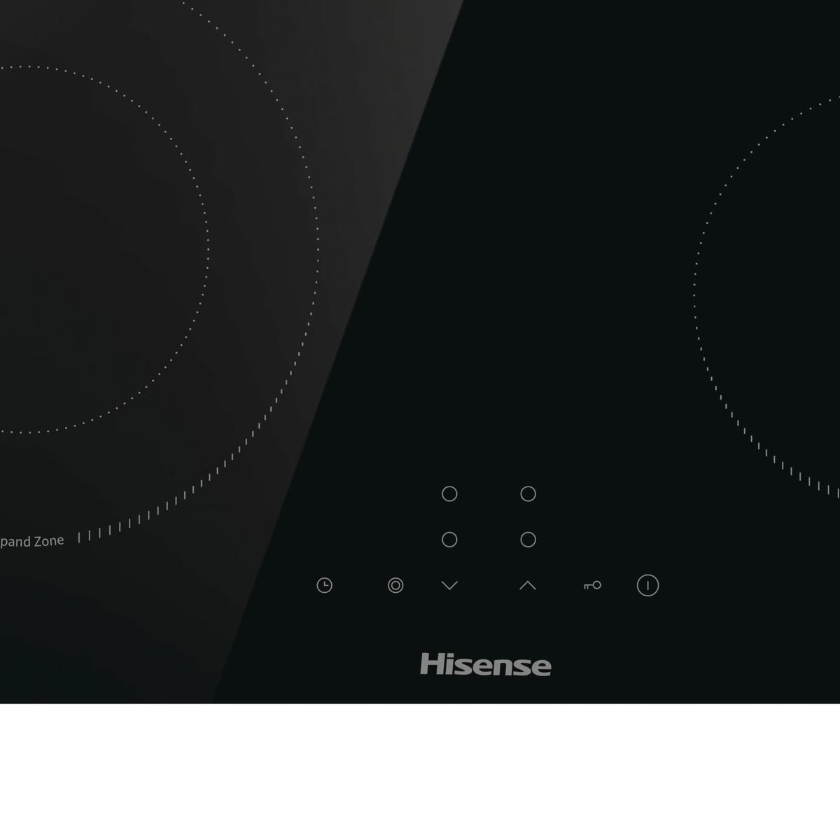 Hisense E6432C Built-in 60cm Electric Ceramic Hob with Child Lock, Touch control, Timer Function - Black 7200W, 20 x 24 x 2 inches (L x W x H)