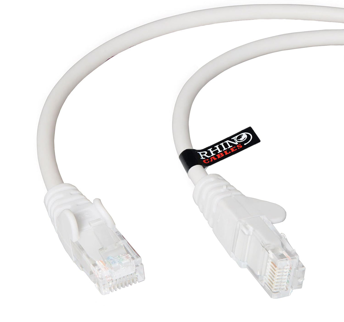 rhinocables CAT 5e Ethernet Cable, RJ45 Network Lead (3m, Black)