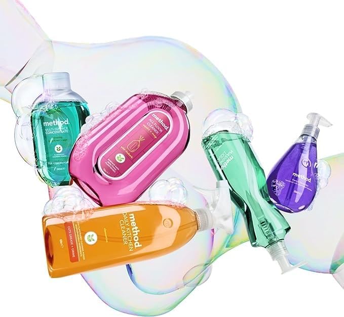 Method Glass Cleaner Spray, Mint, Windows & Mirrors, 828ml