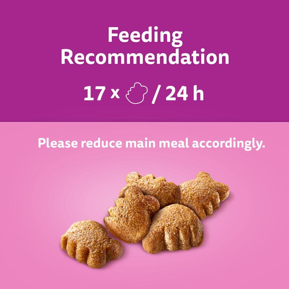 WHISKAS Crunch 100g (Pack of 6) - Tasty Topping Adult Cat Treat Biscuits