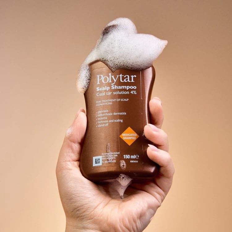 Polytar Scalp Shampoo, for Scalp Conditions, Reduces Itching, Inflammation and Scales