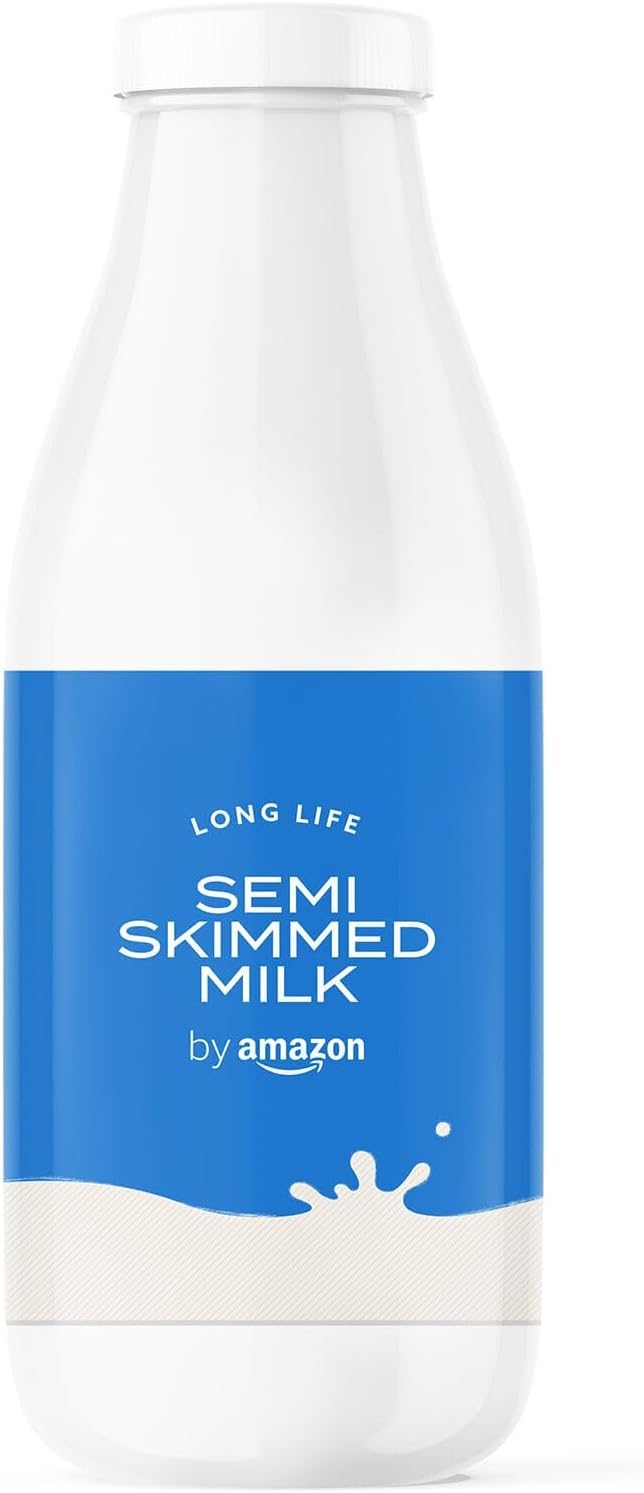 by Amazon Semi Skimmed Milk, 6x1L