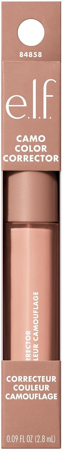 e.l.f. Camo colour Corrector, Hydrating & Long-Lasting Colour Corrector For Camouflaging Discolouration, Dullness & Redness, Vegan & Cruelty-Free, Peach