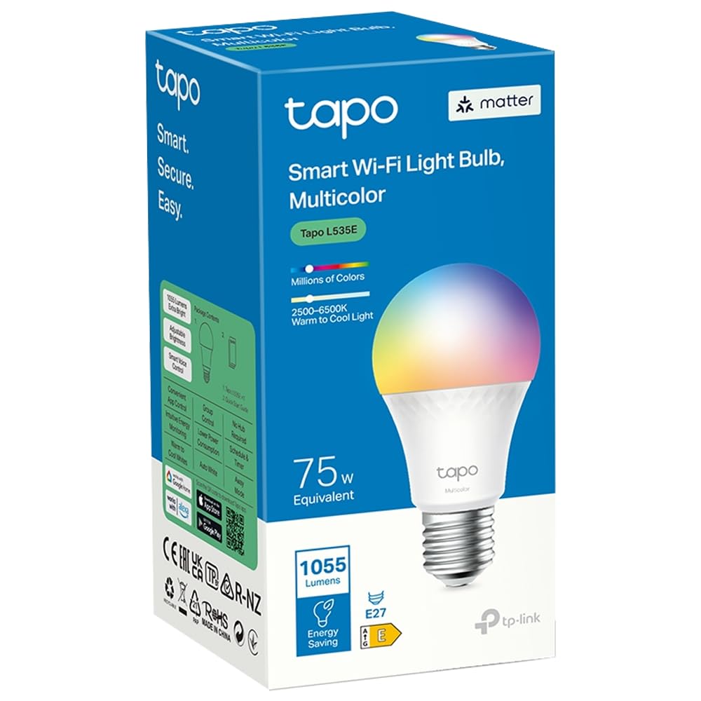 Tapo L430P E14 Smart Bulb P45 Multicolour LED Light Bulb