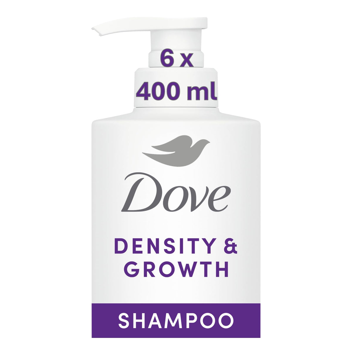 Dove scalp + hair therapy Density & Growth¹ Shampoo hair care with Amino Complex, Zinc and Biotin for up to 90% less hair fall* 250 ml