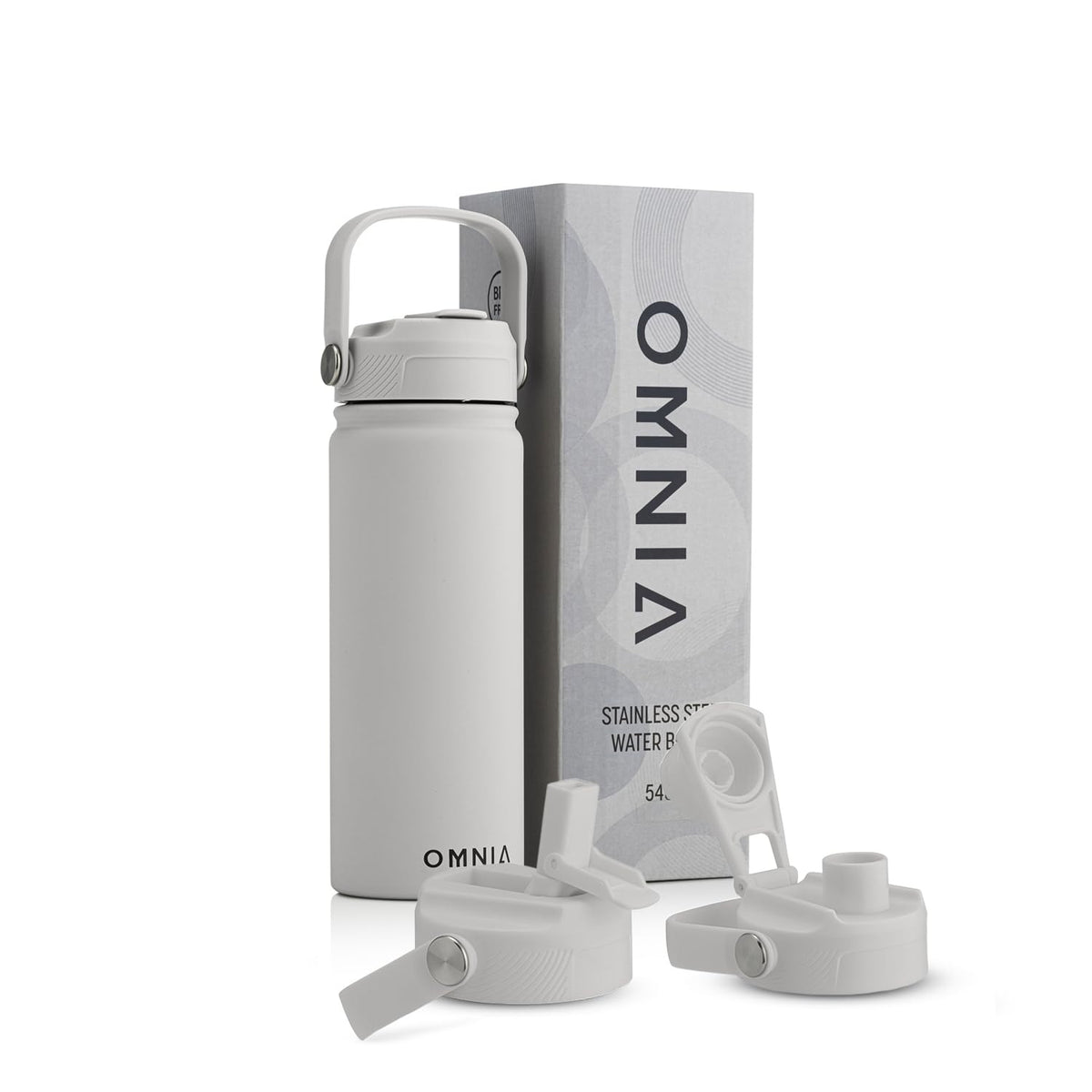 Vacuum Insulated Stainless Steel Water Bottle, 2 Lids (Straw & Spout) Leakproof, BPA-Free, Reusable Flask Ideal for Travel and Outdoors (Gradient Purple - 750 ml)