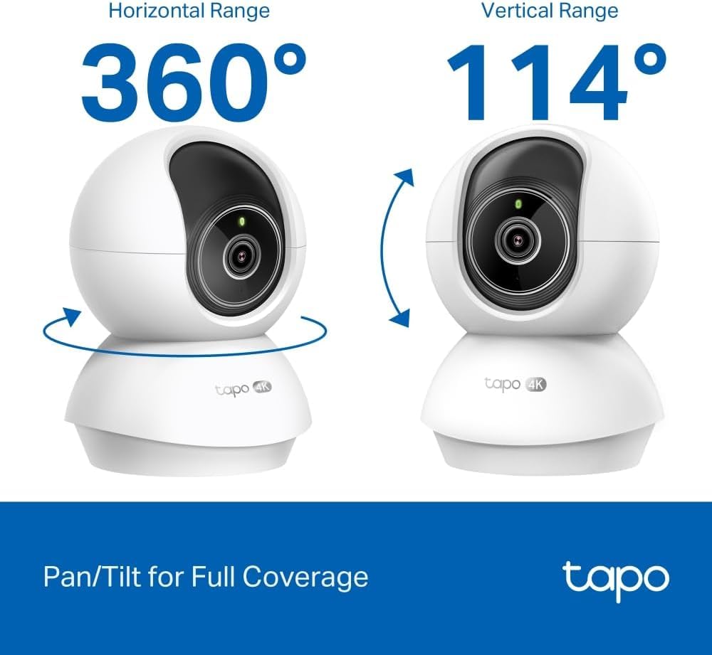 Tapo C200 Full HD Pan/Tilt Indoor Security Camera Pet Camera House Security