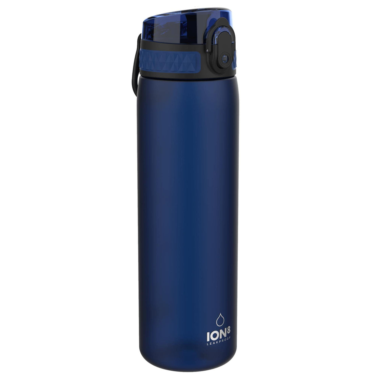 Ion8 Water Bottle, 500 ml/18 oz, Leak Proof, Easy to Open, Secure Lock, Dishwasher Safe, Hygienic Flip Cover, Carry Handle, Fits Cup Holders, Easy Clean, Hot Pink