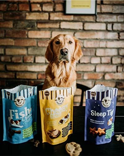 Laughing Dog - Sleep Tight - Naturally Grain Free Oven-Baked Dog Treats, Gluten Free With No Added Sugar - Purple,125g
