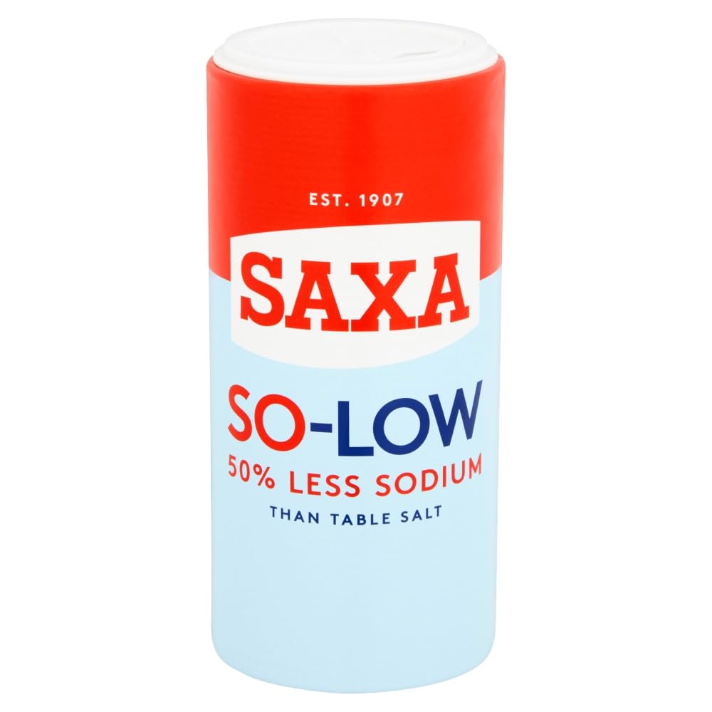 Saxa Fine Table Salt for Table & Cooking, 750 g Drum (1-Pack)