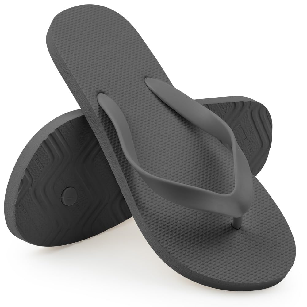 Aomig Unisex Flip Flops Ladies Girls Mens Flatform Beach Flip-Flop Slim Rubber Flip Flops Women's Yoga Mat Comfortable Beach Platform Sandals Slip-Resistant Flat Flip Flops