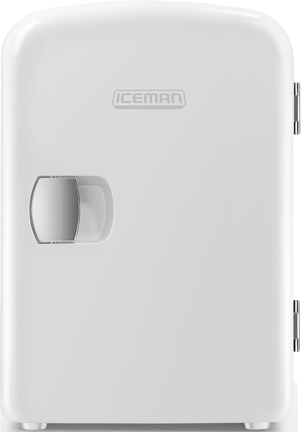 Iceman Mini Portable Eraser Personal Fridge, Cools & Heats, 4 Litre Capacity, Chills 6 12oz cans, 100% Freon-Free & Eco Friendly, Includes Plugs for Home Outlet & 12V Car Charger, Black