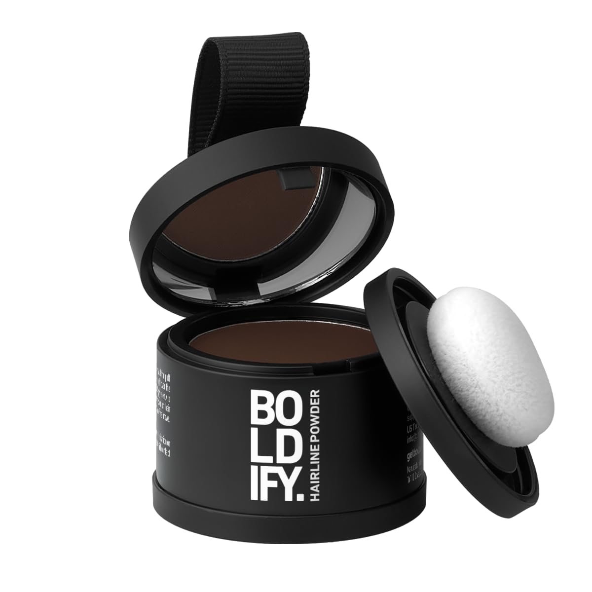 Boldify Hairline Powder, Root Touch Up Hair Color - Light Brown 10g