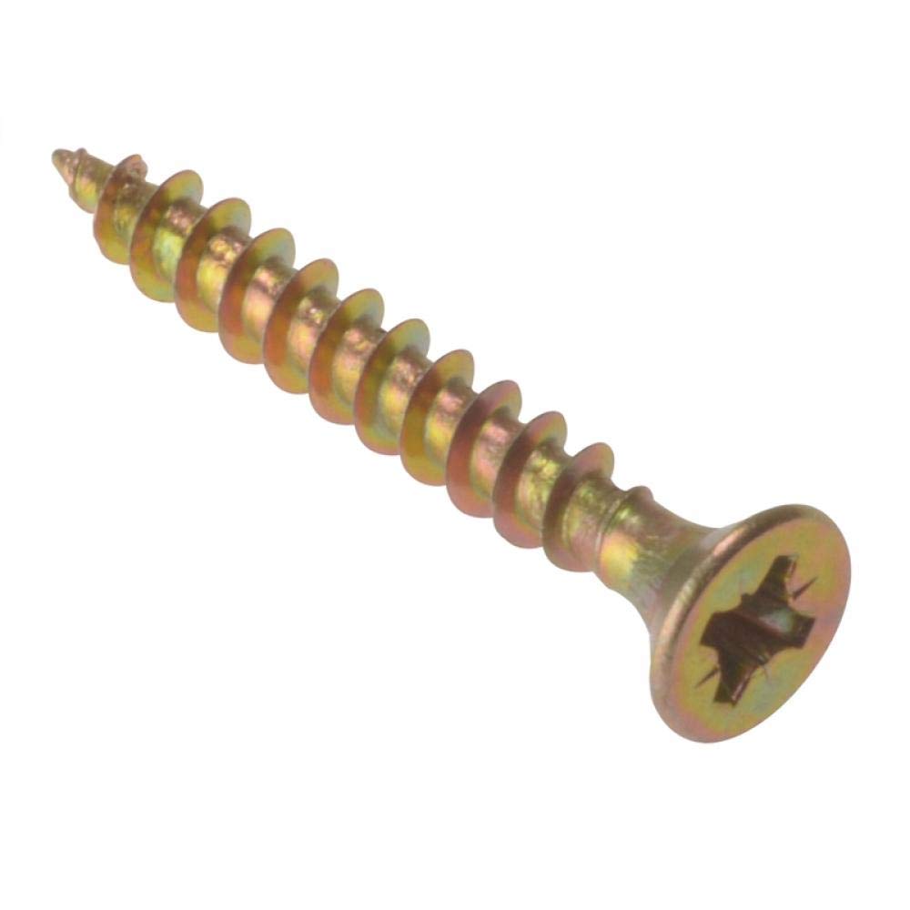 ForgeFix Multi-Purpose Single Thread Screws | 3.5 x 40mm | Zinc | Box 200
