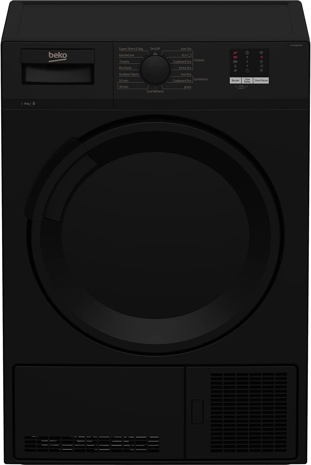 Beko 8kg Condenser Tumble Dryer - DTLCE80051B