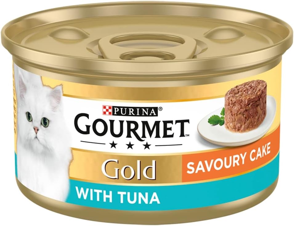 Gourmet Gold Cat Food Savoury Cake with Tuna 85g
