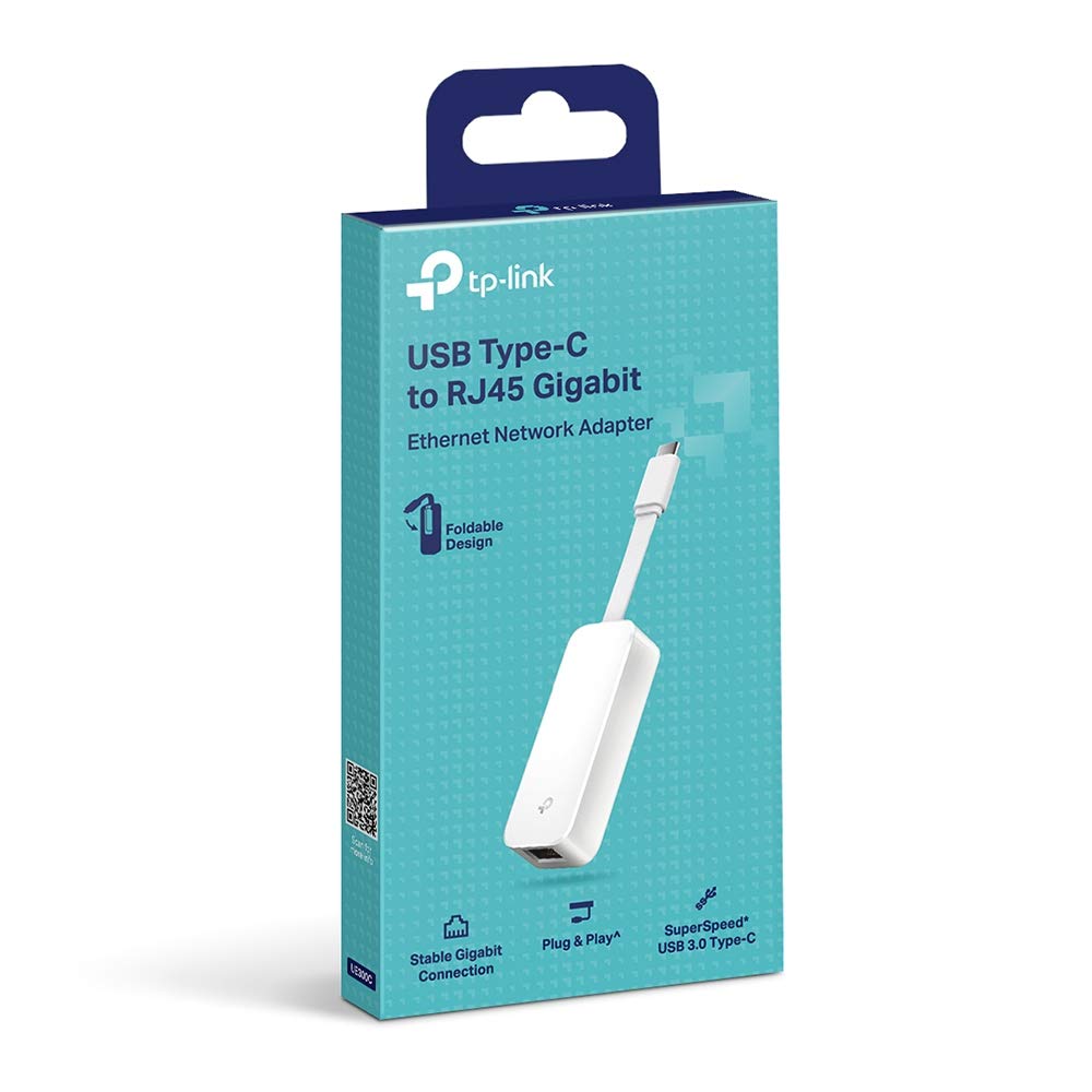 TP-Link UE306 WiFi Adapter, USB 3.0 to Gigabit Ethernet Network Adapter, USB to RJ45 Lan Wired Adapter for PC/Laptop/Ultrabook, Plug and Play in Nintendo Switch, Supports Windows 10/8.1, Linux OS