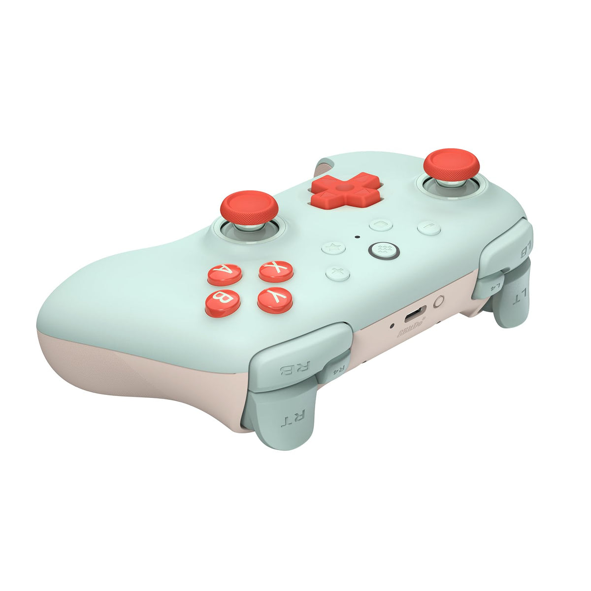 8Bitdo Ultimate 2C Wireless Controller for Windows PC and Android, with 1000Hz Polling Rate, Hall Effect Joysticks and Hall Triggers, and Remappable L4/R4 Bumpers (Peach)