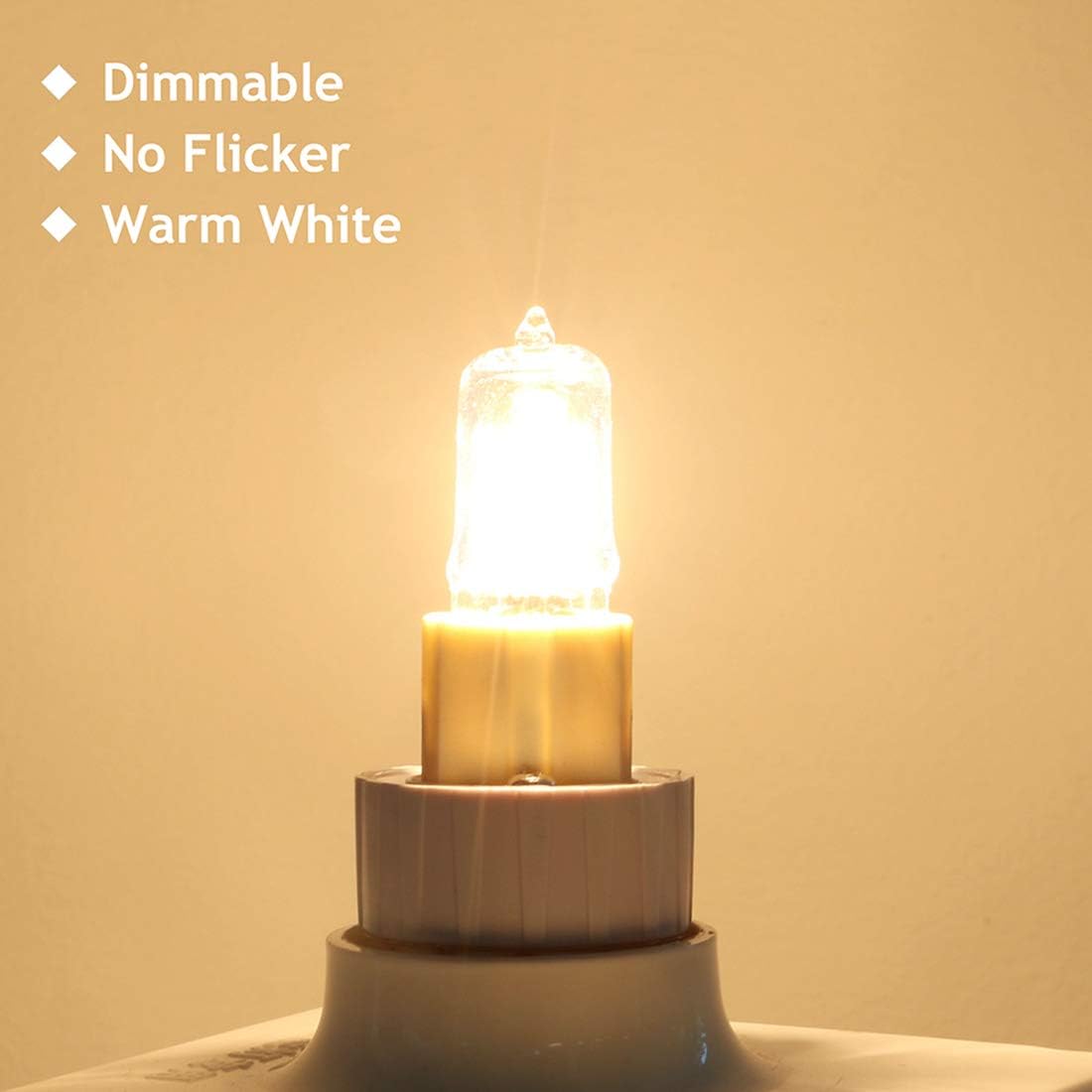5Pack G9 Halogen Bulbs 230V 33W (34W) 2800K Warm White 450lm Clear G9 Capsule Bulb Dimmable