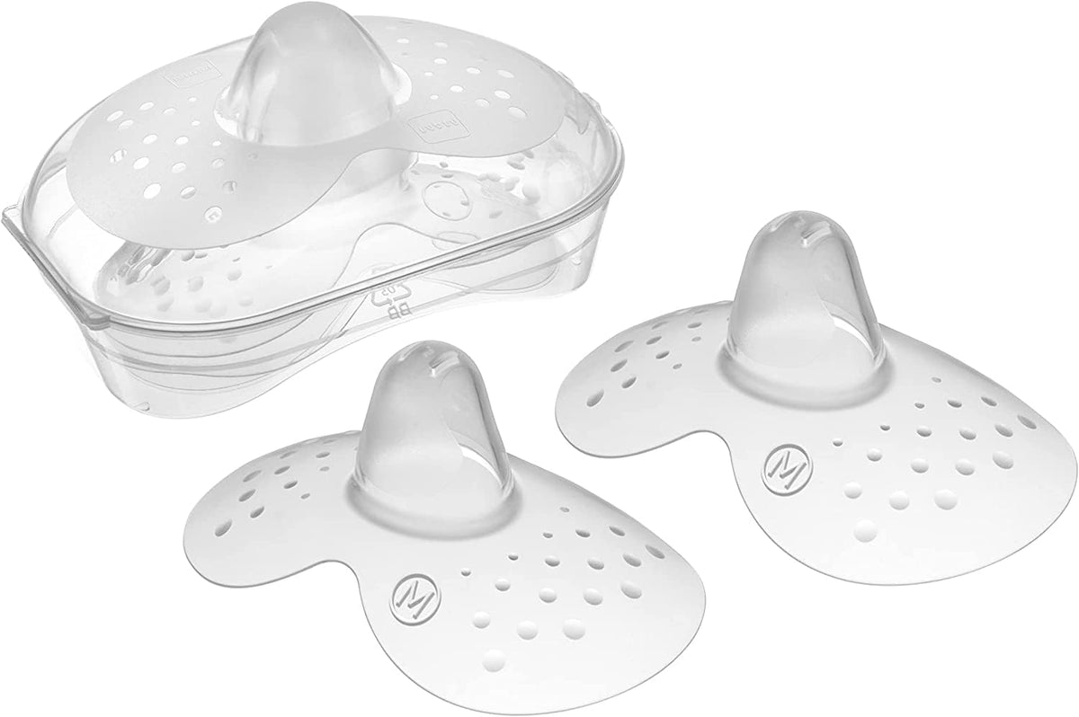 MAM Nipple Shield, 2 Pack, Medium, Sterilisable Case