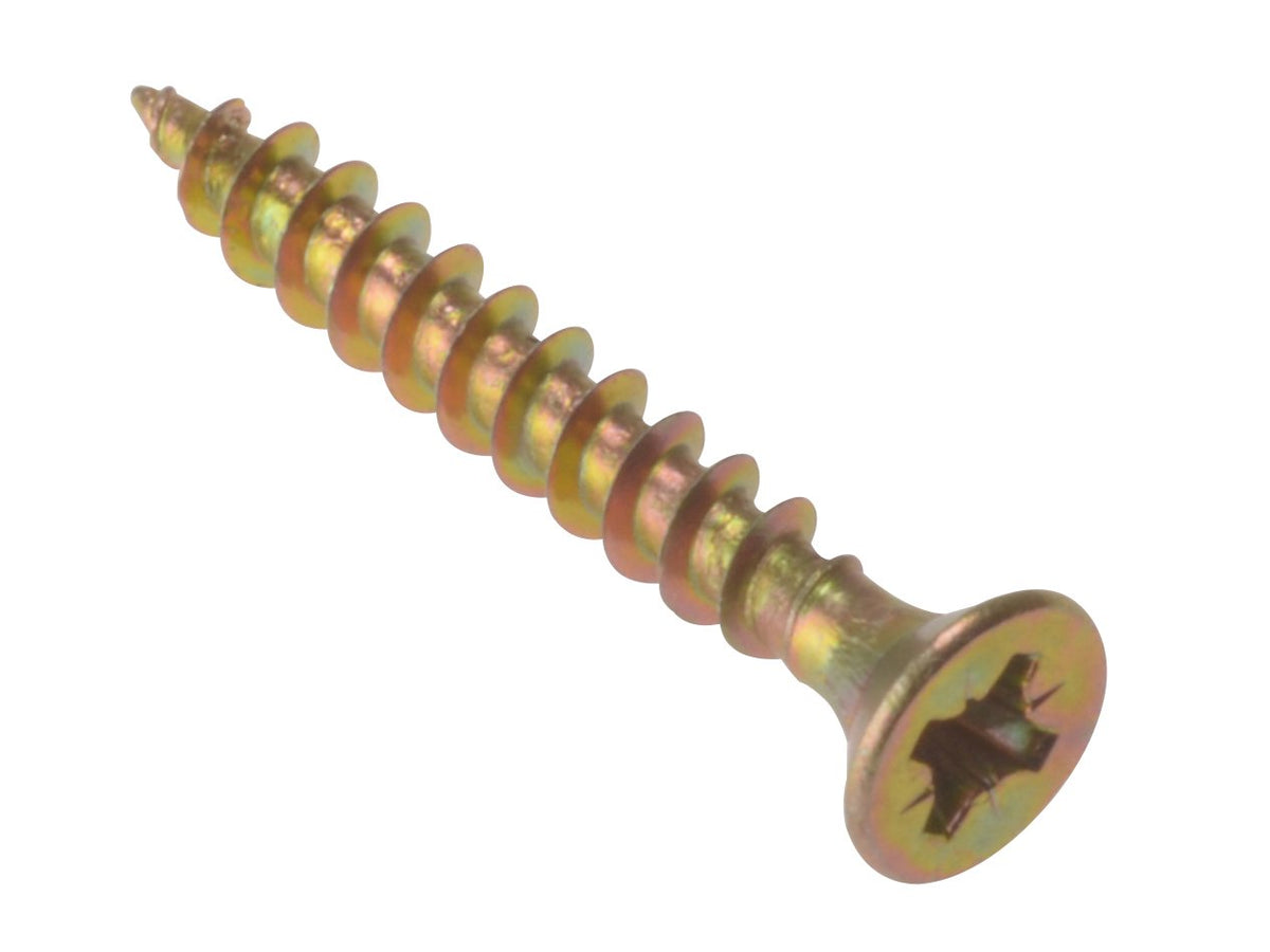 ForgeFix Multi-Purpose Single Thread Screws | 3.5 x 40mm | Zinc | Box 200