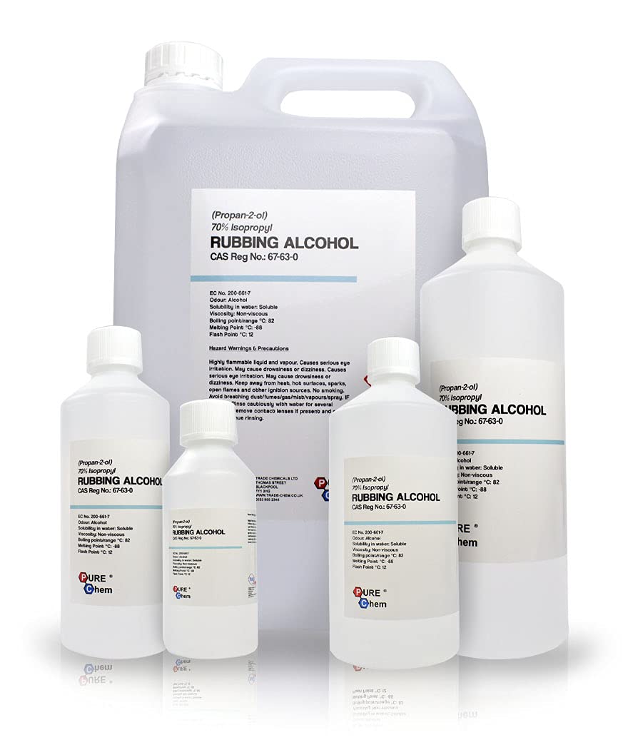 Isopropyl Alcohol, 70% Rubbing Alcohol 2x1L