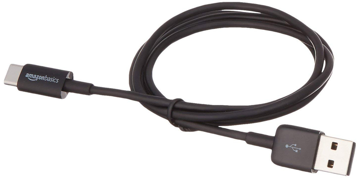 Amazon Basics USB-A to USB-C Fast Charger Cable, USB 2.0, 480Mbps Speed, USB-IF Certified, for Apple iPhone 16/15, iPad, Samsung Galaxy, Tablets, Laptops, 0.9 m, Black