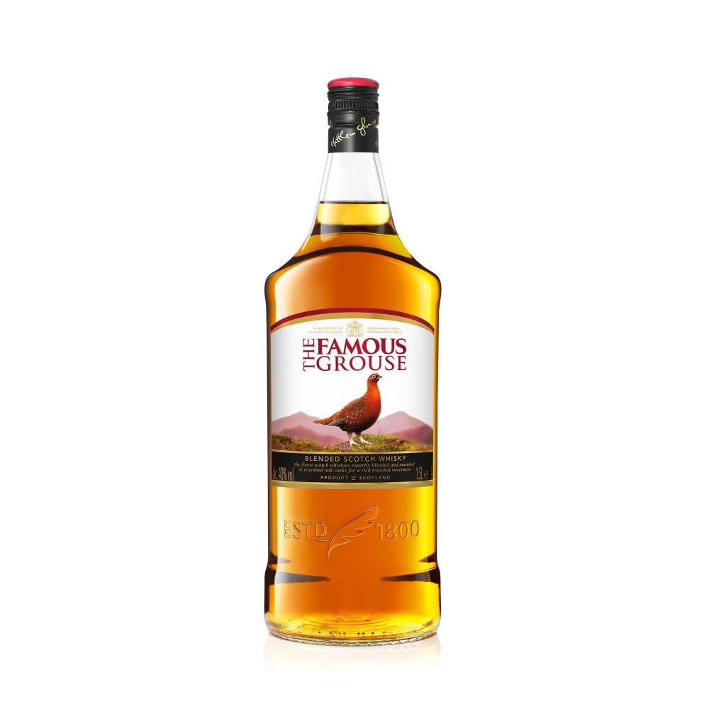The Famous Grouse Finest | Scotch | Blended Whisky | Dried Fruit & Soft Spices | Scotland's Favourite Whisky for Over 40 Years | 40% ABV | 35 cl
