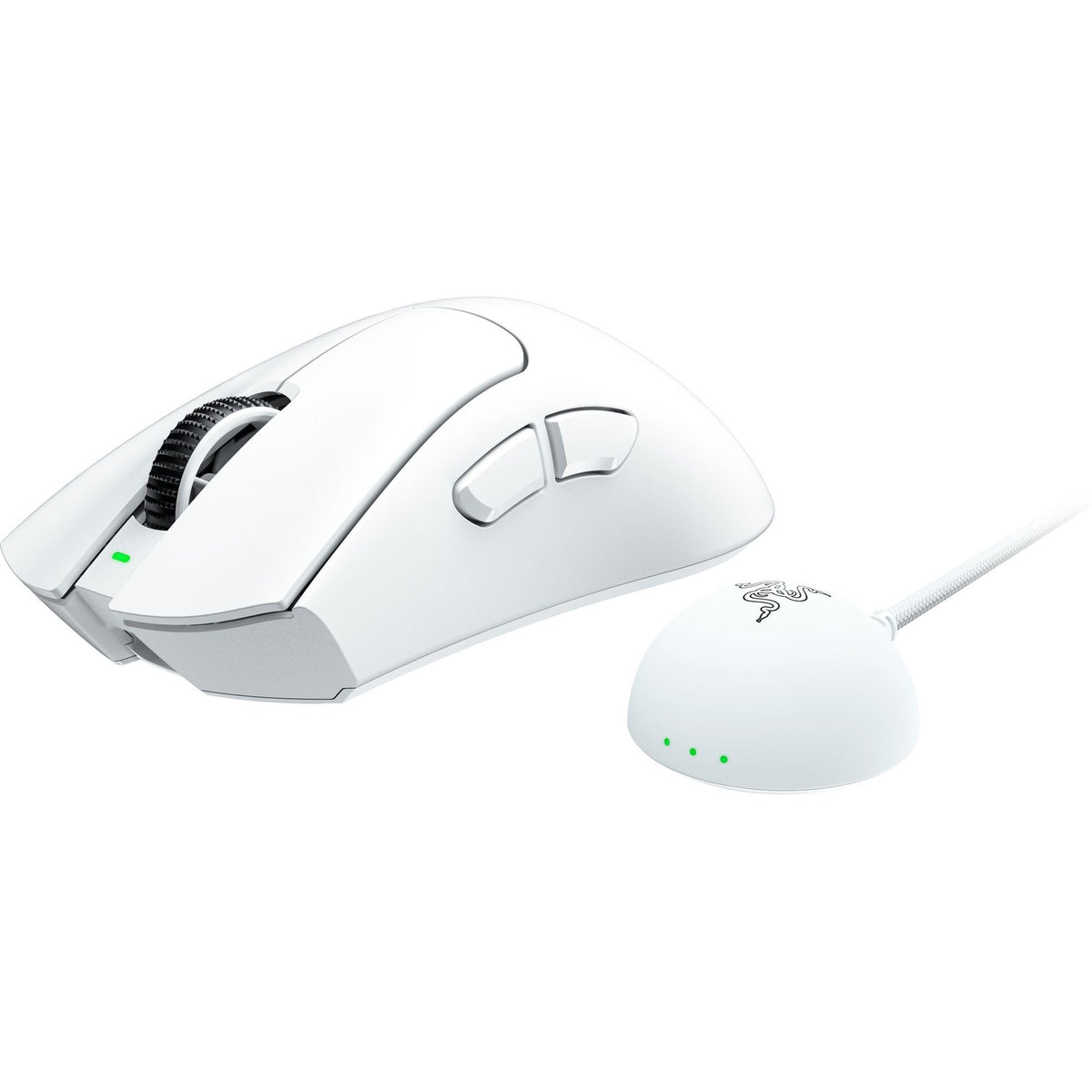 Razer DeathAdder Essential (2021) - Wired Gaming Mouse (Optical Sensor, 6400 DPI, 5 Programmable Buttons, Ergonomic Form Factor) White