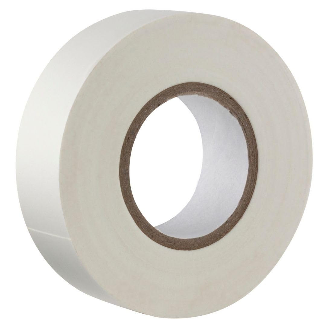 Gocableties Grey Electrical Tape, 19mm x 20m, Strong Self-Adhesive PVC Insulation Tape for Insulating, Repairing and Protecting Electrical Wires, 2 Rolls