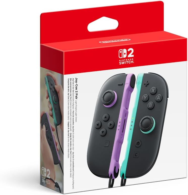 Nintendo Joy-Con 2 (L)/(R) Light Purple/Light Green