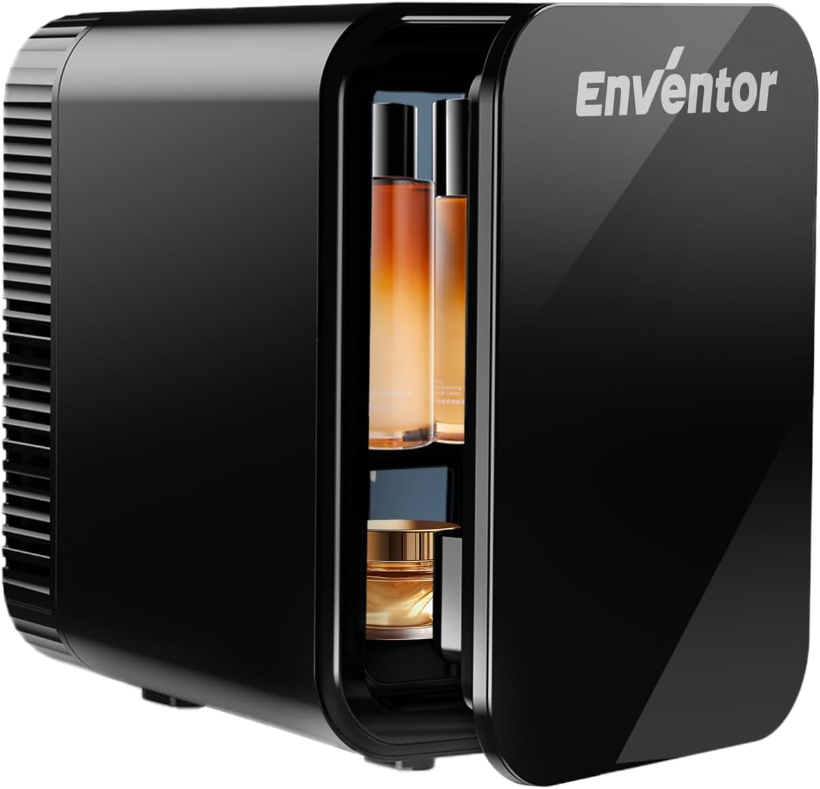 Enventor Mini Fridge 4 Litre/ 6 Can, Portable Cooler and Warmer, AC+12V DC