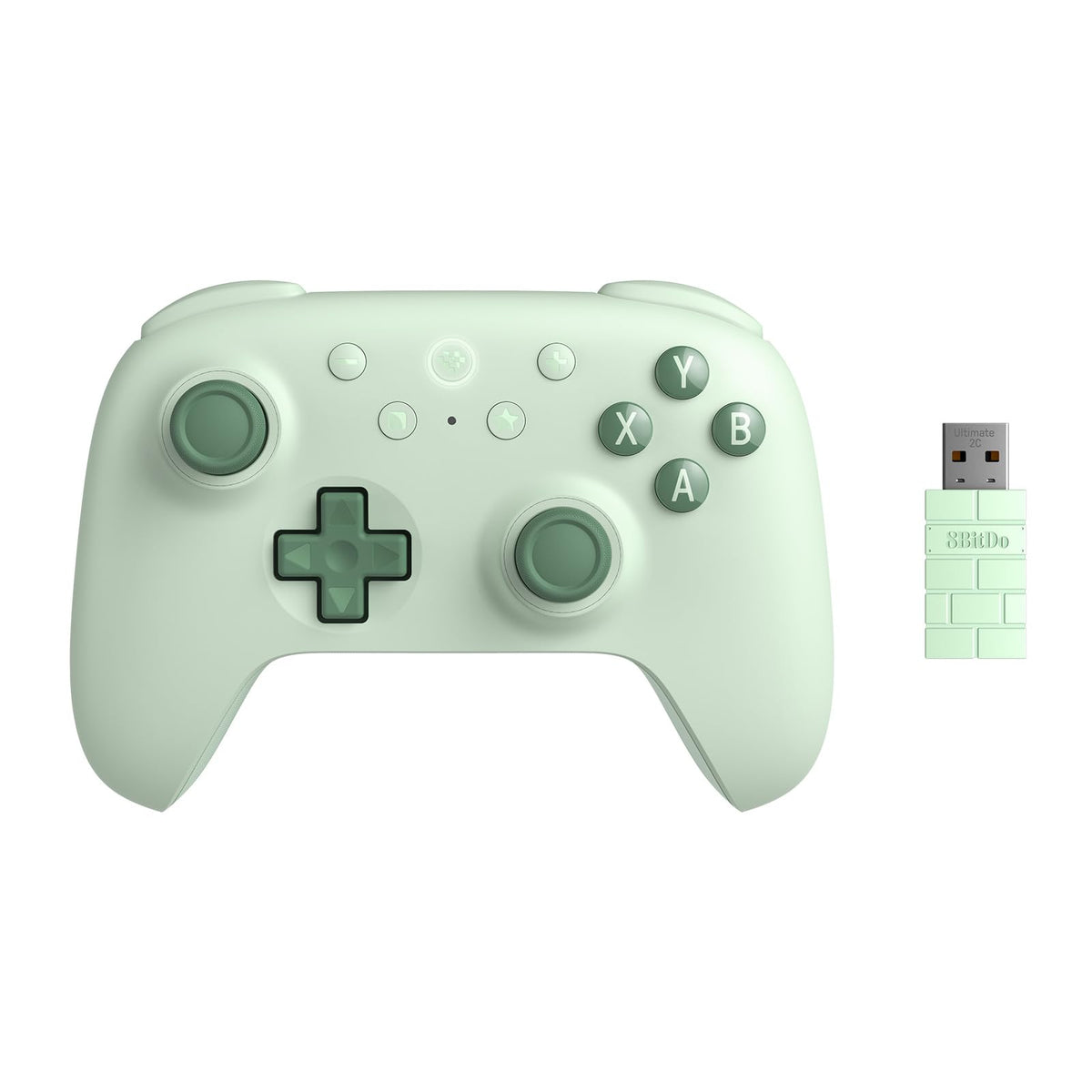 8Bitdo Ultimate 2C Wireless Controller for Windows PC and Android, with 1000Hz Polling Rate, Hall Effect Joysticks and Hall Triggers, and Remappable L4/R4 Bumpers (Peach)