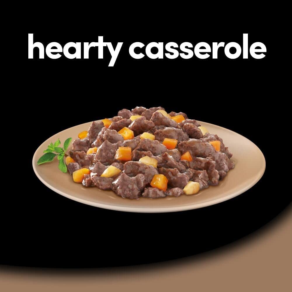 CESAR Pouch Selection in Jelly, Fresh Adult Wet Dog Food Pouches in Delicious Jelly with Succulent Meats and Vegetables, 48 x 100 g