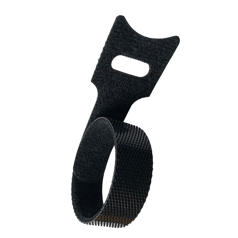 Reusable Cable Ties Black 100 Pack Cable Straps Adjustable Releasable Wire Ties Hook and Loop Cable Tie Tidy for Desk Compatible PC Cable Management Cord Organiser