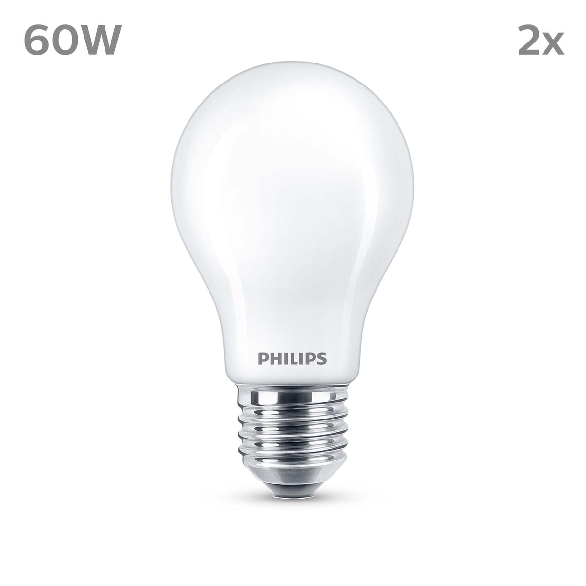 PHILIPS LED Frosted A67 Light Bulb 3 Pack [Warm White 2700K - E27 Edison Screw] 100W, Non Dimmable. for Home Indoor Lighting