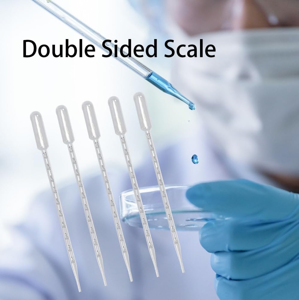 4ML Plastic Dessert Pipette Mini Pipette Cupcake Pipettes 4ml Squeeze Liquid Dropper Injector Transfer Pipette (4ml-40Pcs)