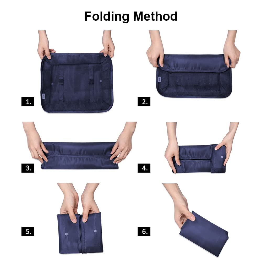 OSDUE Packing Cubes for Suitcase, 8PCS Thickening Travel Organiser Packing Bags Lightweight Travel Accessories Organizers Essentials Clothes Shoes Cosmetics Toiletries Storage Bags