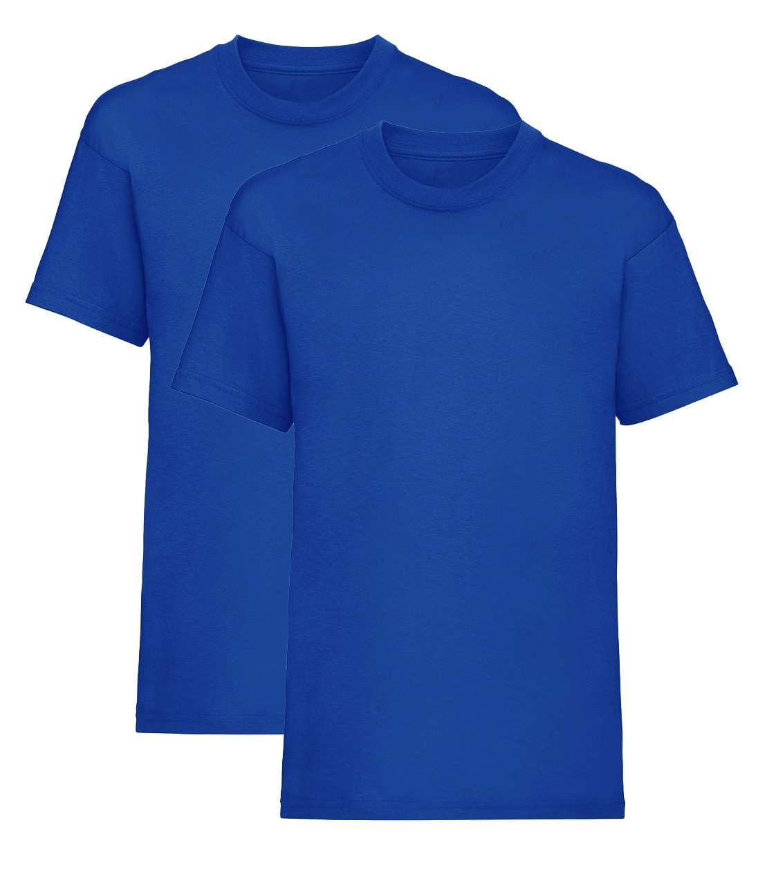 Listers Schoolwear Boys T-Shirt (Pack of 2) 100% Cotton 1-15 Years