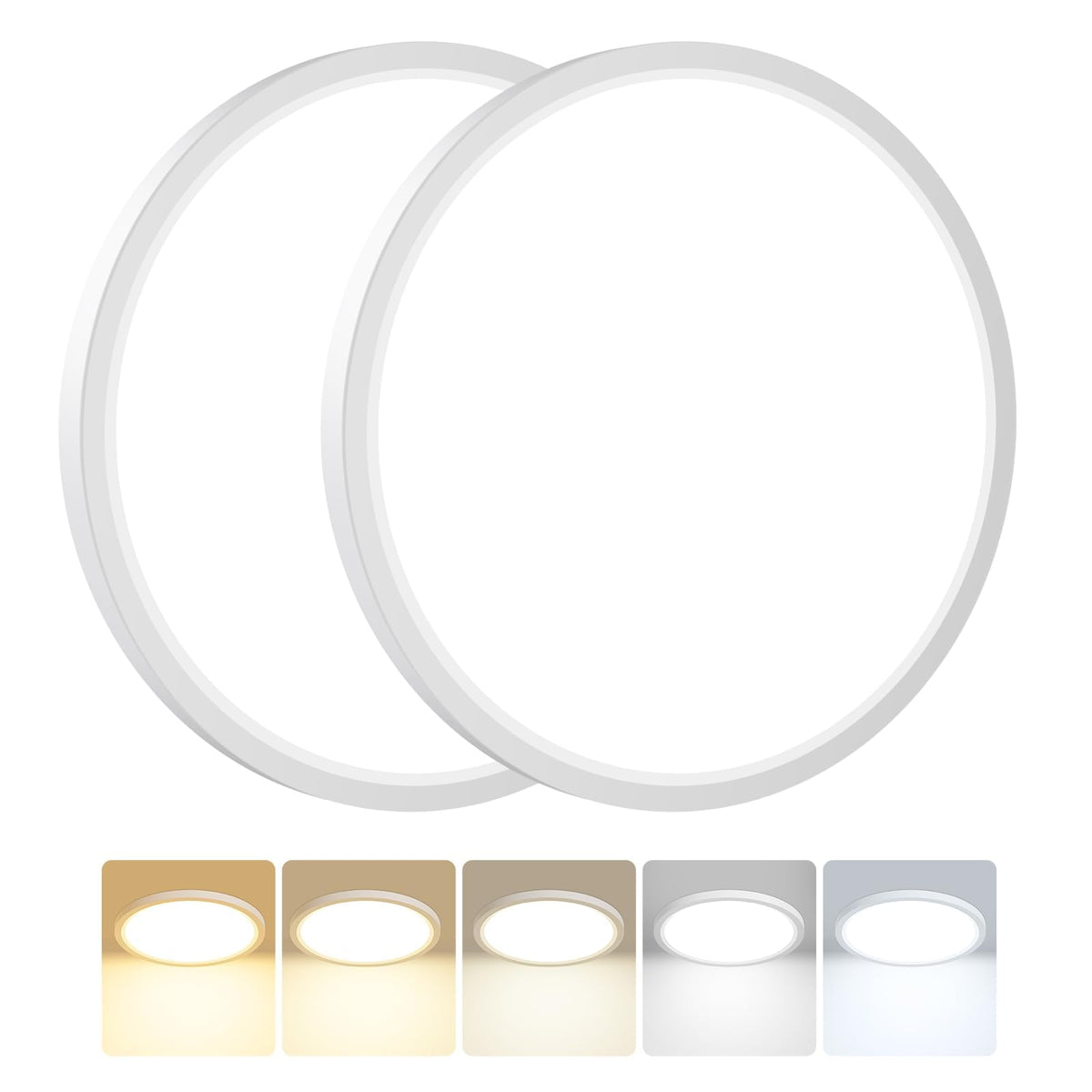Peasur Bathroom Light, 3000K/3500K/4000K/5000K/6500K 5 Color Temperature