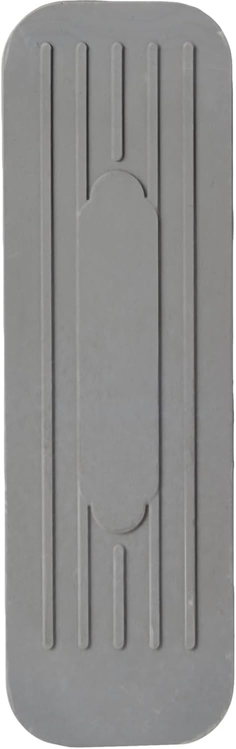 Merriway BH02509 Heavy Duty Non Slip Rubber Door Wedge, Grey, Pack of 1