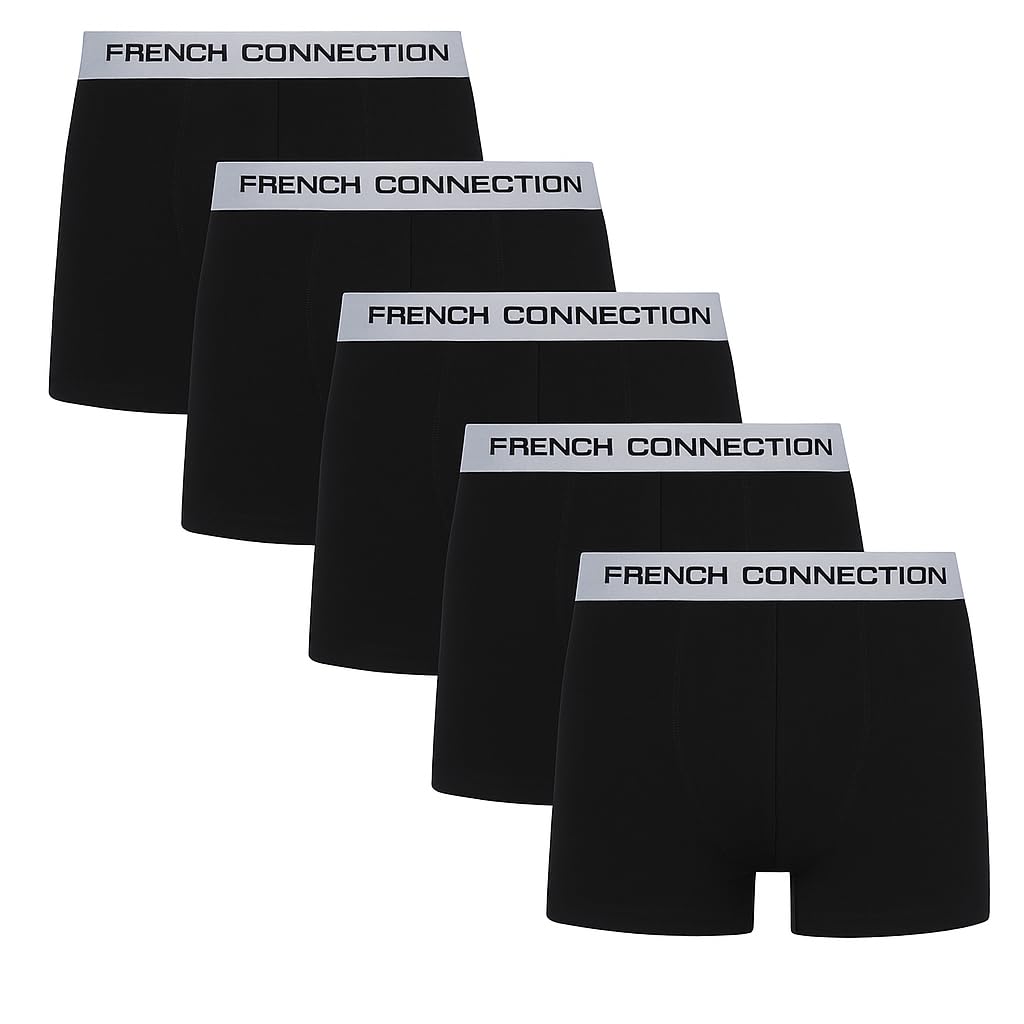 French Connection Mens Boxer Shorts Multipack Cotton Stretch Underwear