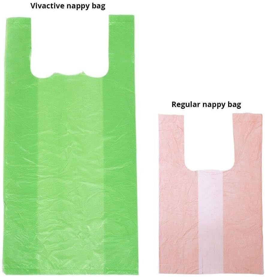 Vivactive Incontinence Disposal Bags Extra Large Nappy Bags 100 Pack