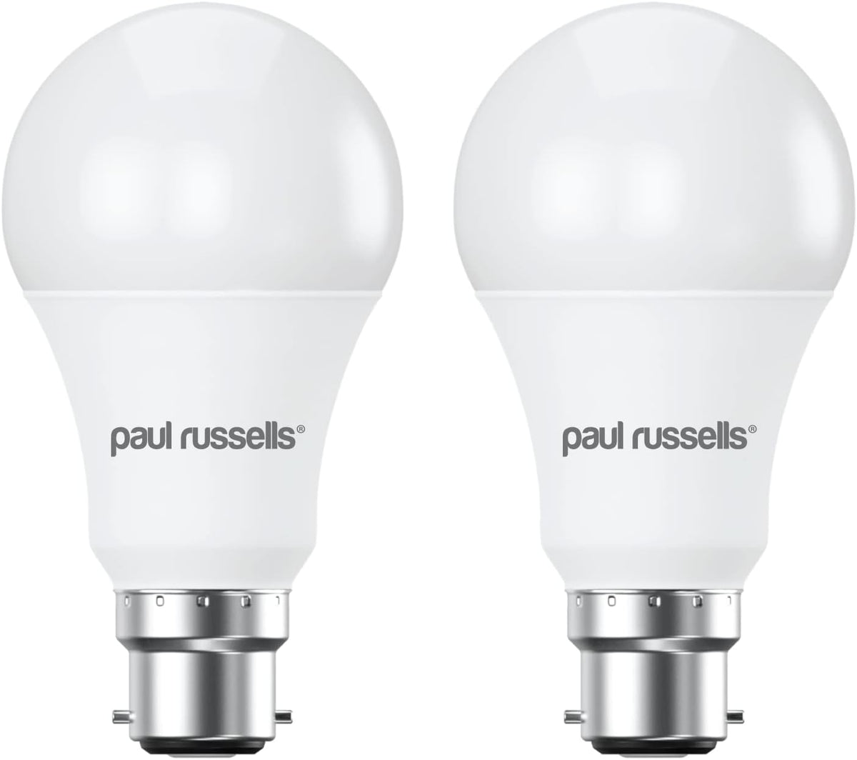 paul russells LED GLS - Dimmable Bayonet Light, 14W 1521 Lumens B22 A70 LED Bulbs, 100w Equivalent, 6500K Daylight, Dimmer Standard BC Energy Saving Ceiling Lightbulbs, 2 Pack